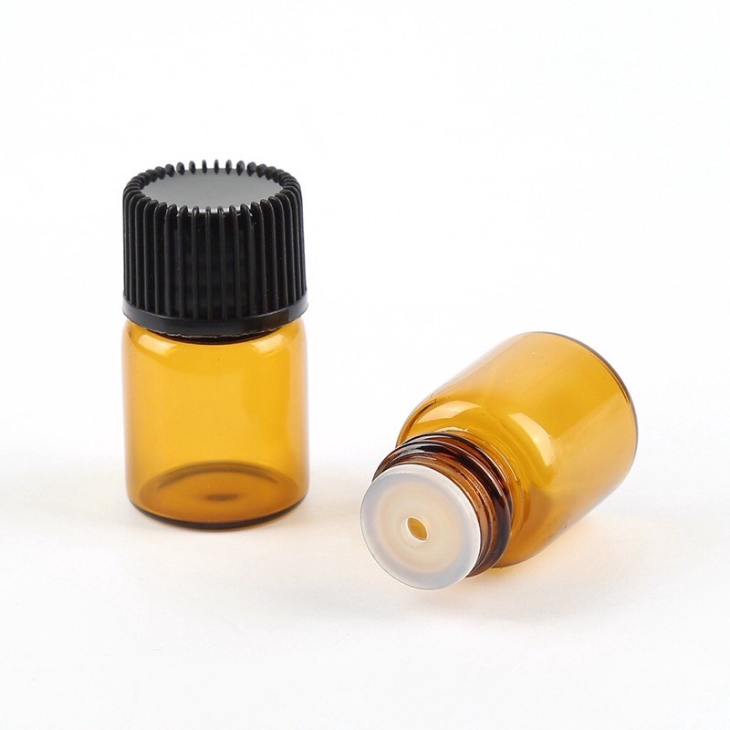 Botol Kaca Amber Dropper / Filler 1ml 2ml 3ml Share / Sample Bottle