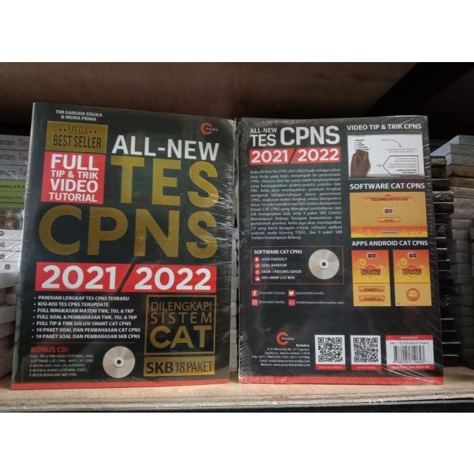 

cod Origianal - Buku All New Tes CAT CPNS 2021/2022 Oleh Tim Garuda Eduka laris