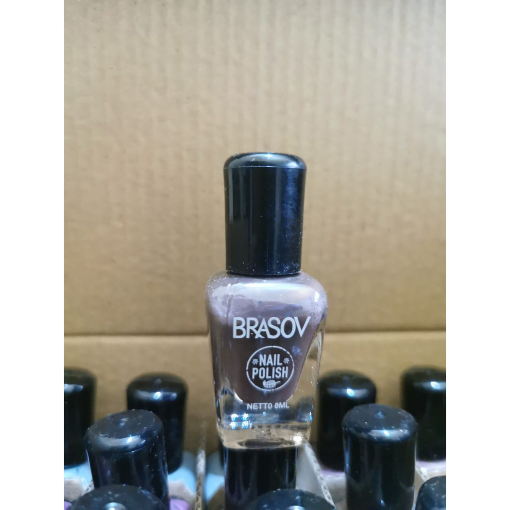 BRASOV (✔️BPOM) Kutek Nude 8mL | BRASOV Kutek Cat Kuku Nude 8 ML BPOM Nail Polish Kutex Kuteks XX-CT