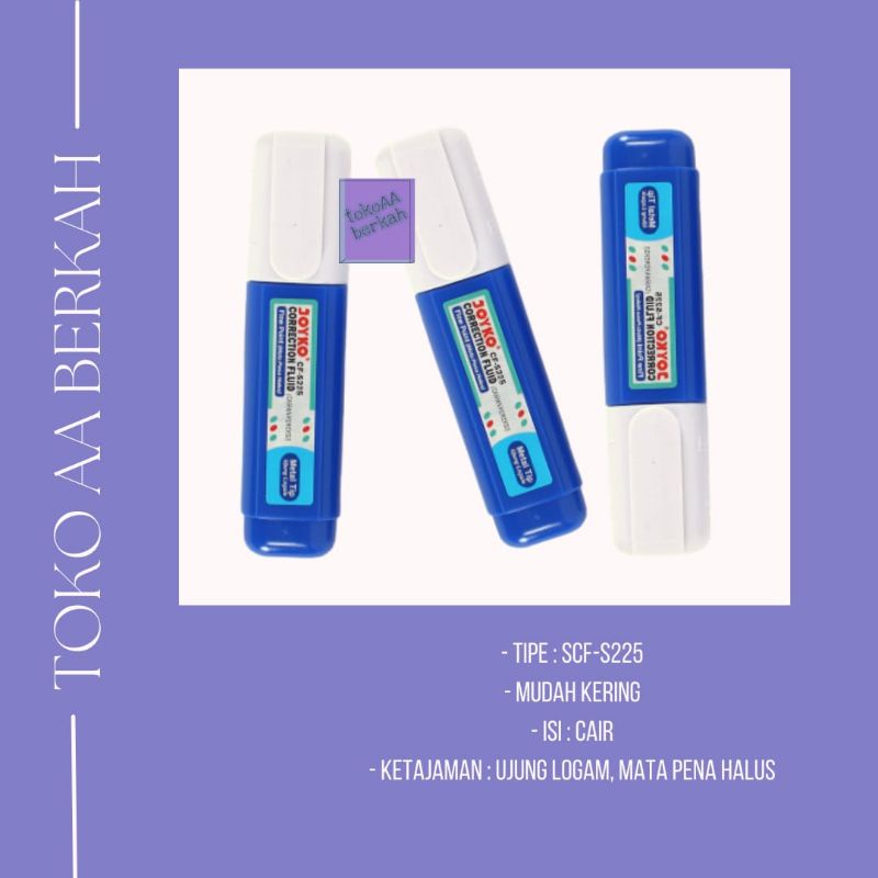 

Joko Protection Fluid ( Tipe X Cair ) CF-S225