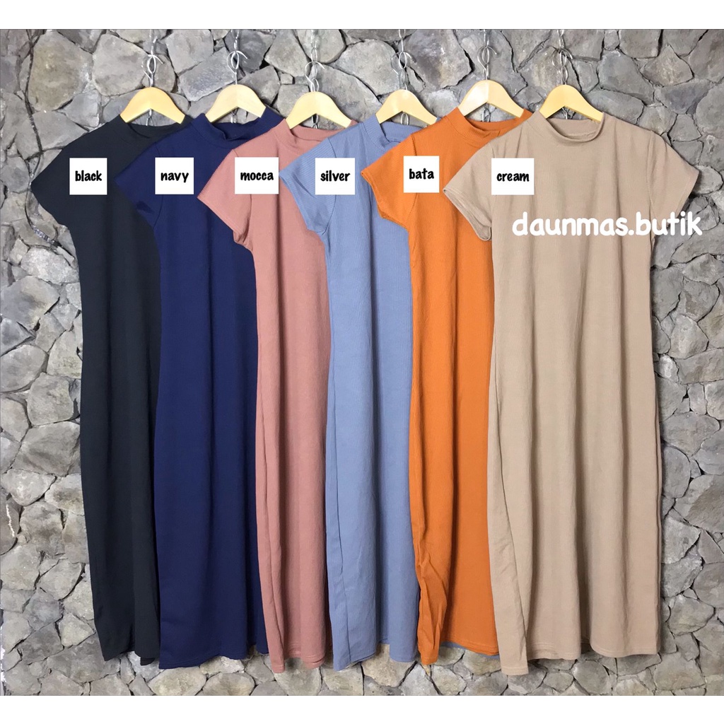 1KG MUAT 4PCS |  DRESS KNIT LENGAN PENDEK HITS OOTD KOREAN STYLE FASHION GROSIR WANITA TERMURAH