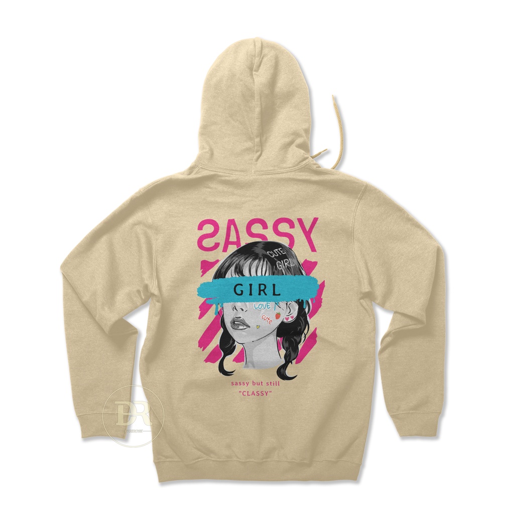 DEZIROSE Jaket Hoodie Sassy Pria &amp; Wanita Distro Original Fleece Tebal Premium Size M L XL XXL