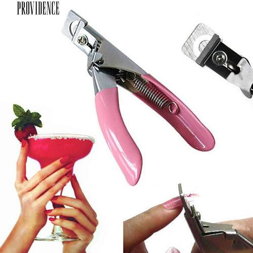 Tahan lama Paduan Acrylic Palsu Gel Nail Art Tip Clipper Ujung Cutter Manicure Alat