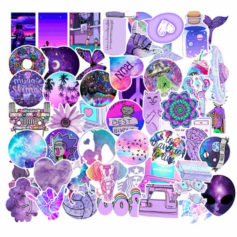 

Stiker Aesthetic Ungu Pack Style 260182- Stiker Aesthetic Keren Imut Laptop, Aksesoris Hp, Anti Air, Motif, Helm, Tumbler, Koper, Kulkas