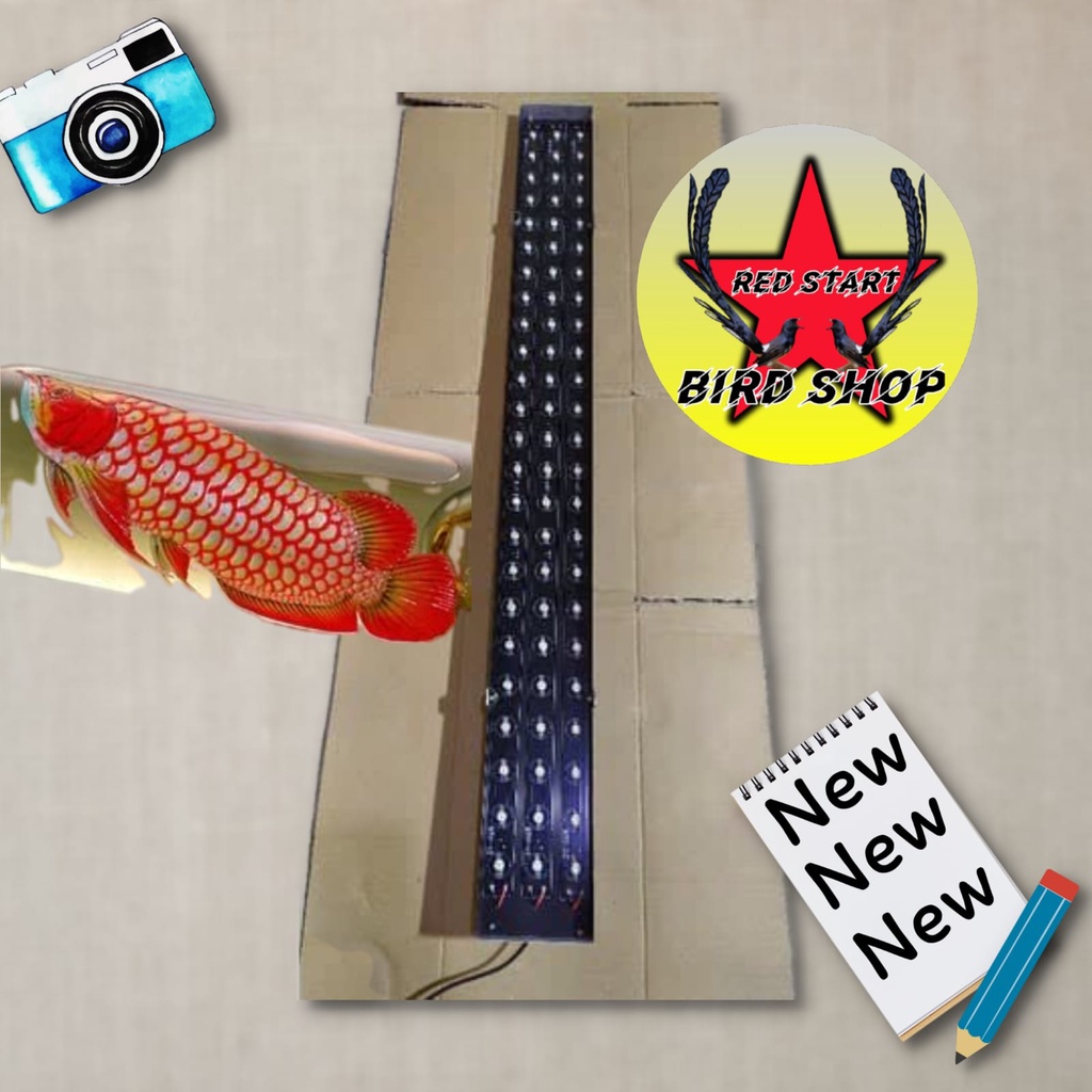 Lampu tanning arwana 100cm 1 sampai 4 baris 36 led/baris 30000K 35000K