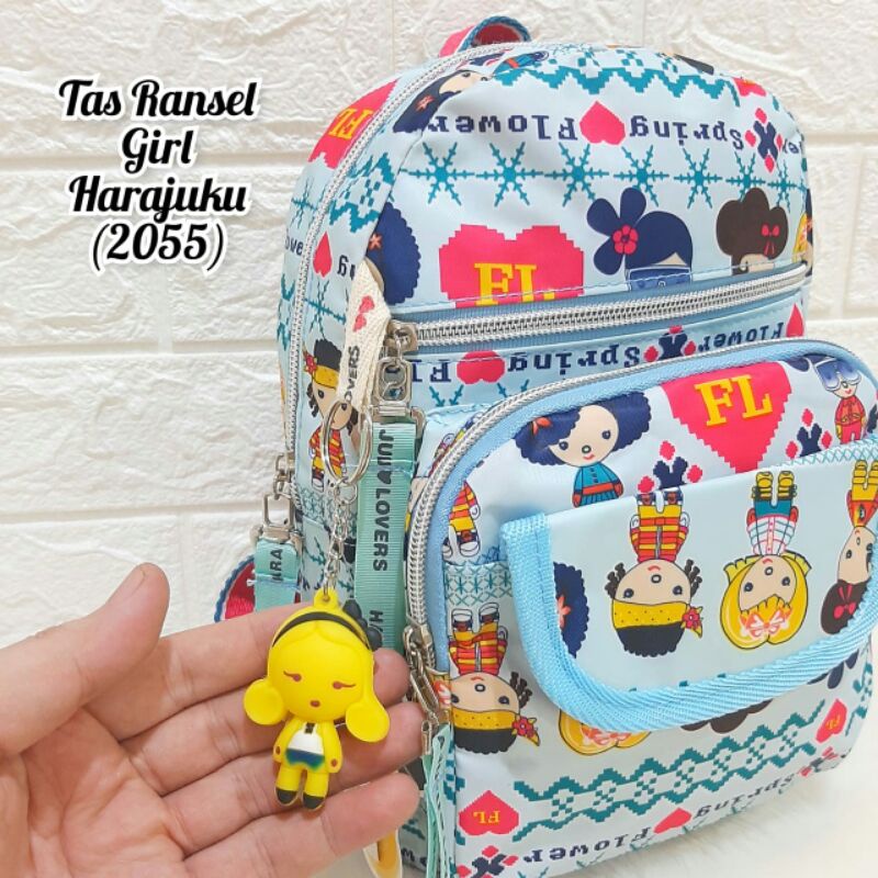 Tas Ransel Harajuku Tas Ransel Sekolah Tas Anak Perempuan Tas Ransel Anak  Tas Ransel Motif