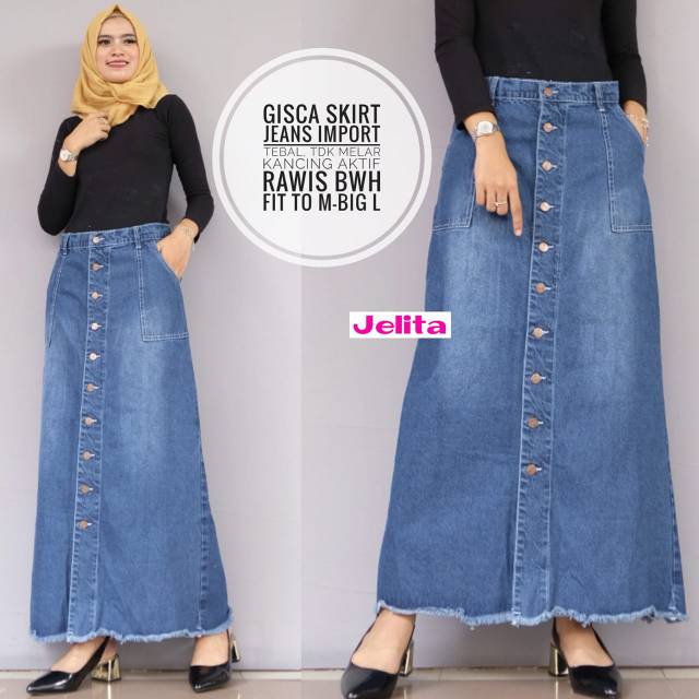 Gisca skirt fab jeans import