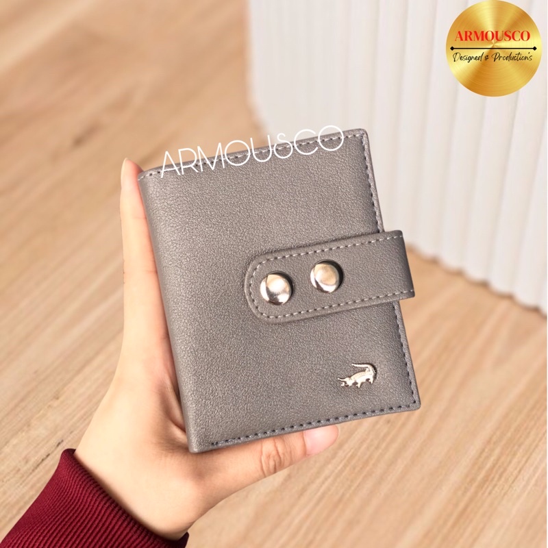 DOMPET KARTU CARD HOLDER KANCING MURAH MERIAH UNTUK PRIA DAN WANITA