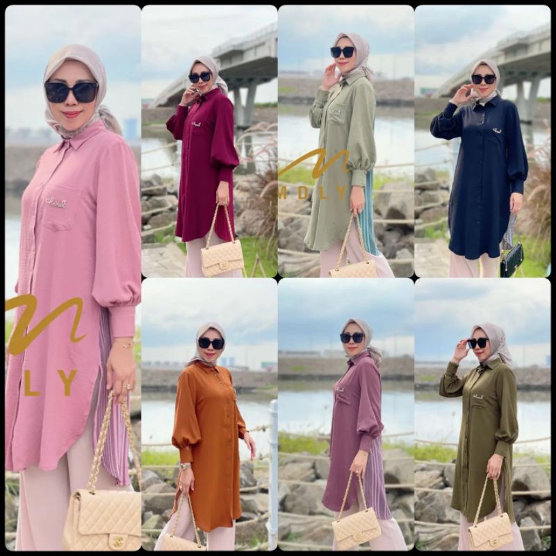 Zahira Stripes Tunik by mdly