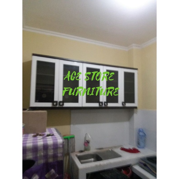 KITCHEN SET ATAS DAPUR KACA
