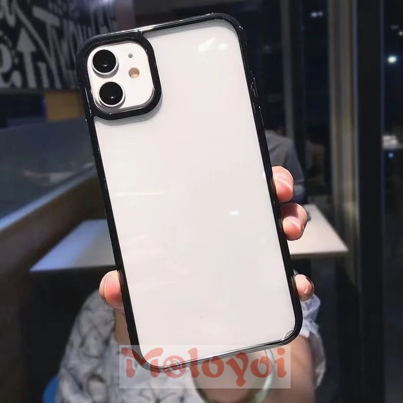 Soft Case TPU Transparan Ultra Tipis Warna Polos Untuk IPhone 13 Pro Max 6 6s 7 8 Plus X XR XS Max 11 12 Pro Max