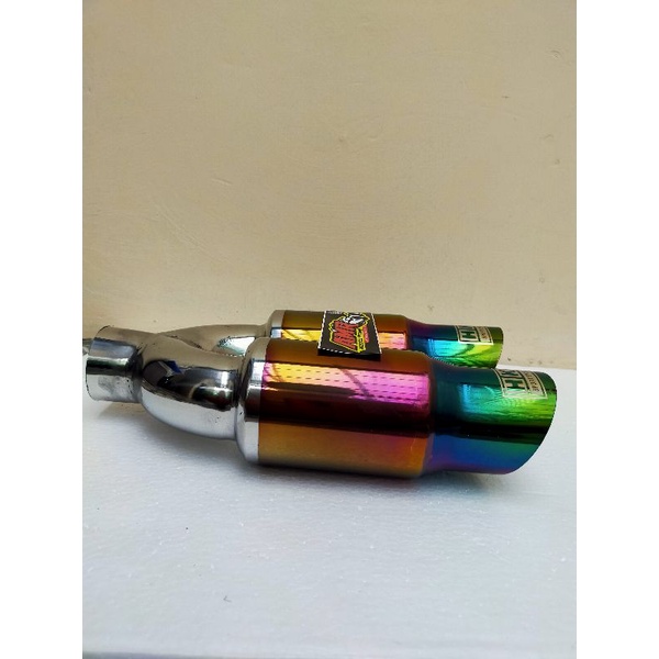 Knalpot Mobil Racing HKS Cabang Corong Plong