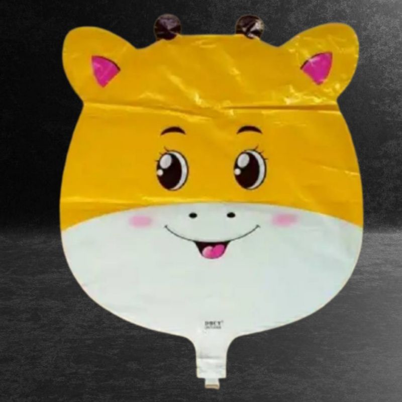 1pack Kepala Jerapah (BALON GAS/FOIL/TERBANG/KARAKTER )