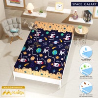 SS Sprei Waterproof PART h 160 160X200 cm MONALISA Anti Ompol Bayi Lansia Anti Air mix