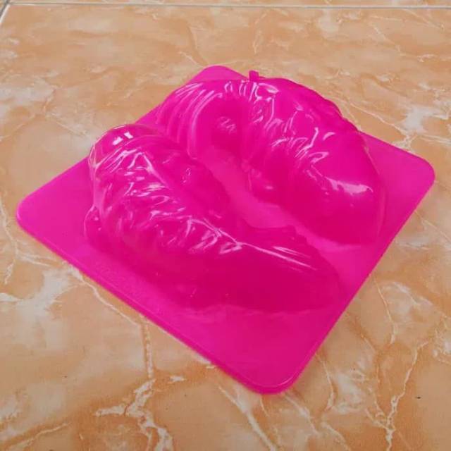 Cetakan puding jelly agar coklat ikan koi besar 2 cavity