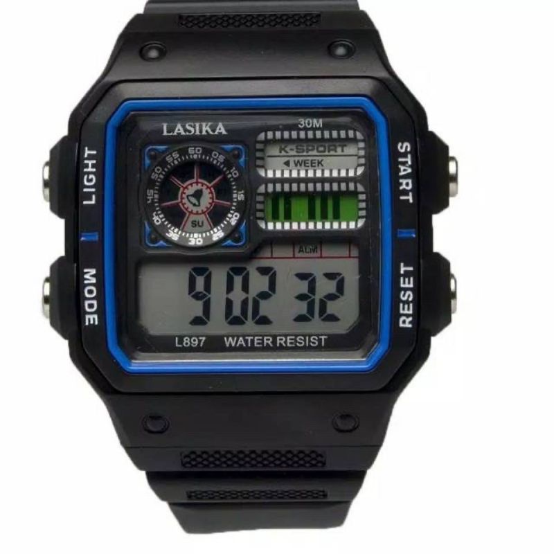 LASIKA ORIGINAL JAM TANGAN DIGITAL PRIA WANITA