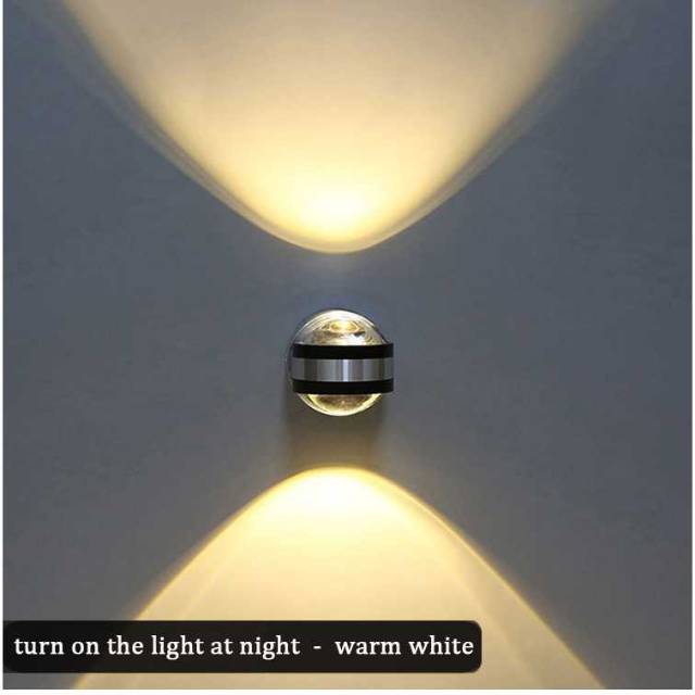 KR Lampu Hias Dinding Minimalis Wall Lamp LED 6W Warm White