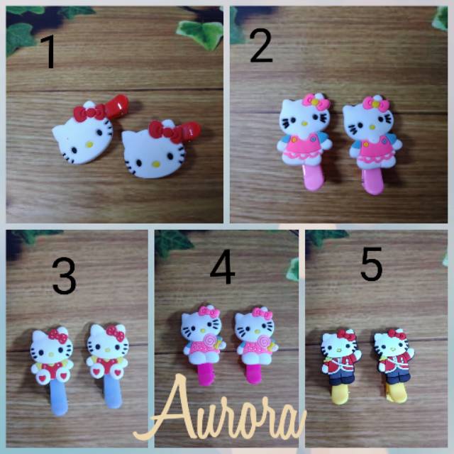 Jepit rambut anak hairpin hello kitty kualitas super