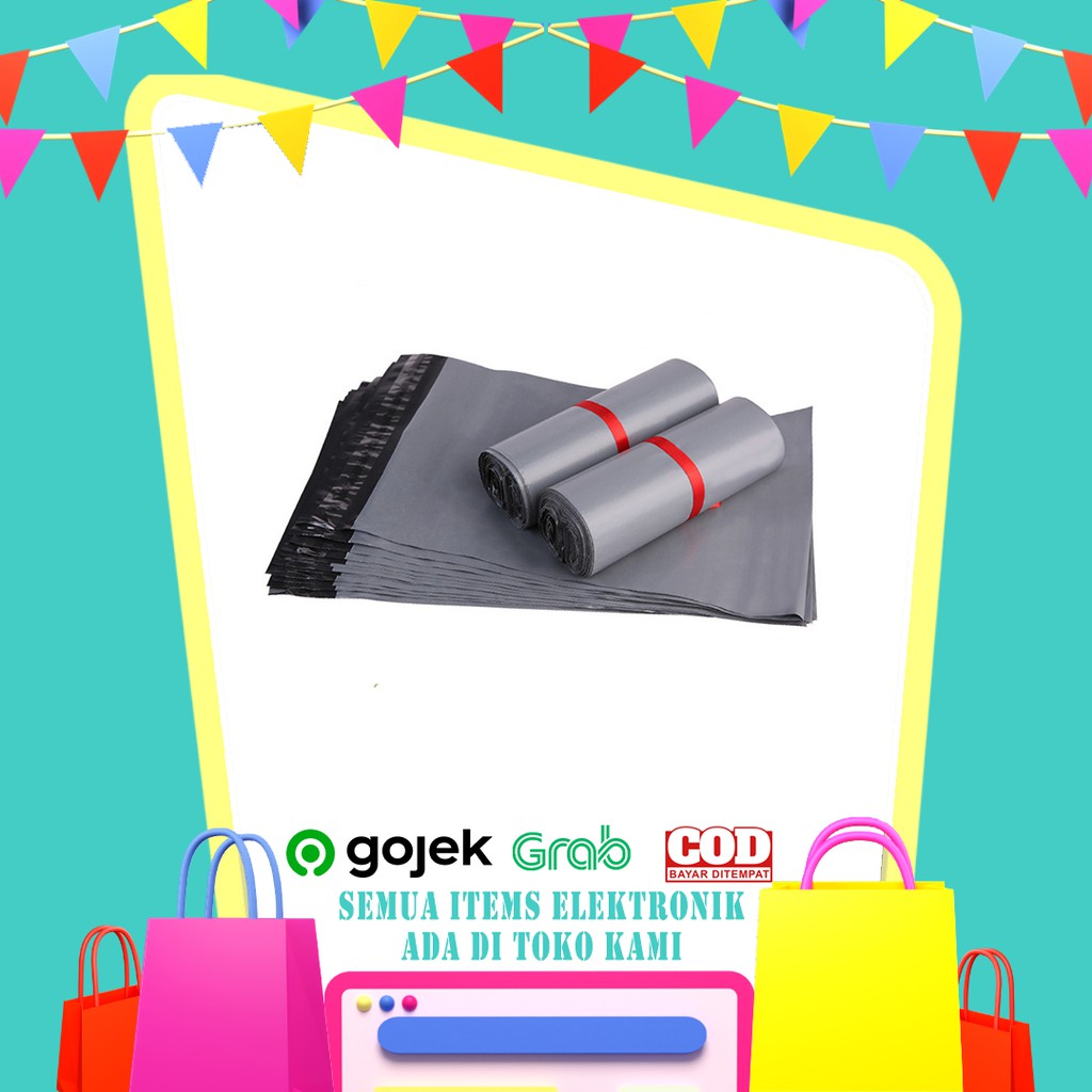 

314541 - Kantong Amplop Plastik Packing Polymailer Polybag Doff 60 Micron 17x30cm 100 PCS