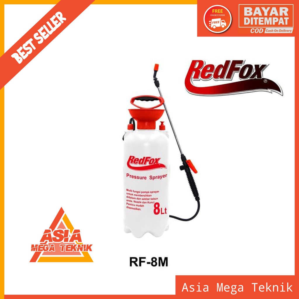 SPRAYER 8 LITER REDFOX SPRAYER HAMA SPRAYER TANAMAN SEMPROTAN DINSIFEKTAN