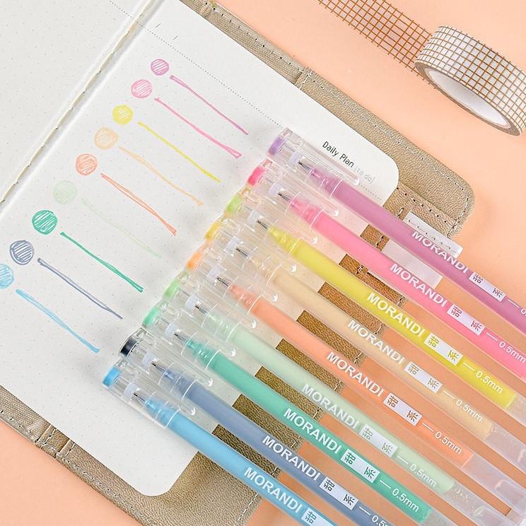 

Hadir Terbatas Pulpen Gel Set Morandi Isi 9