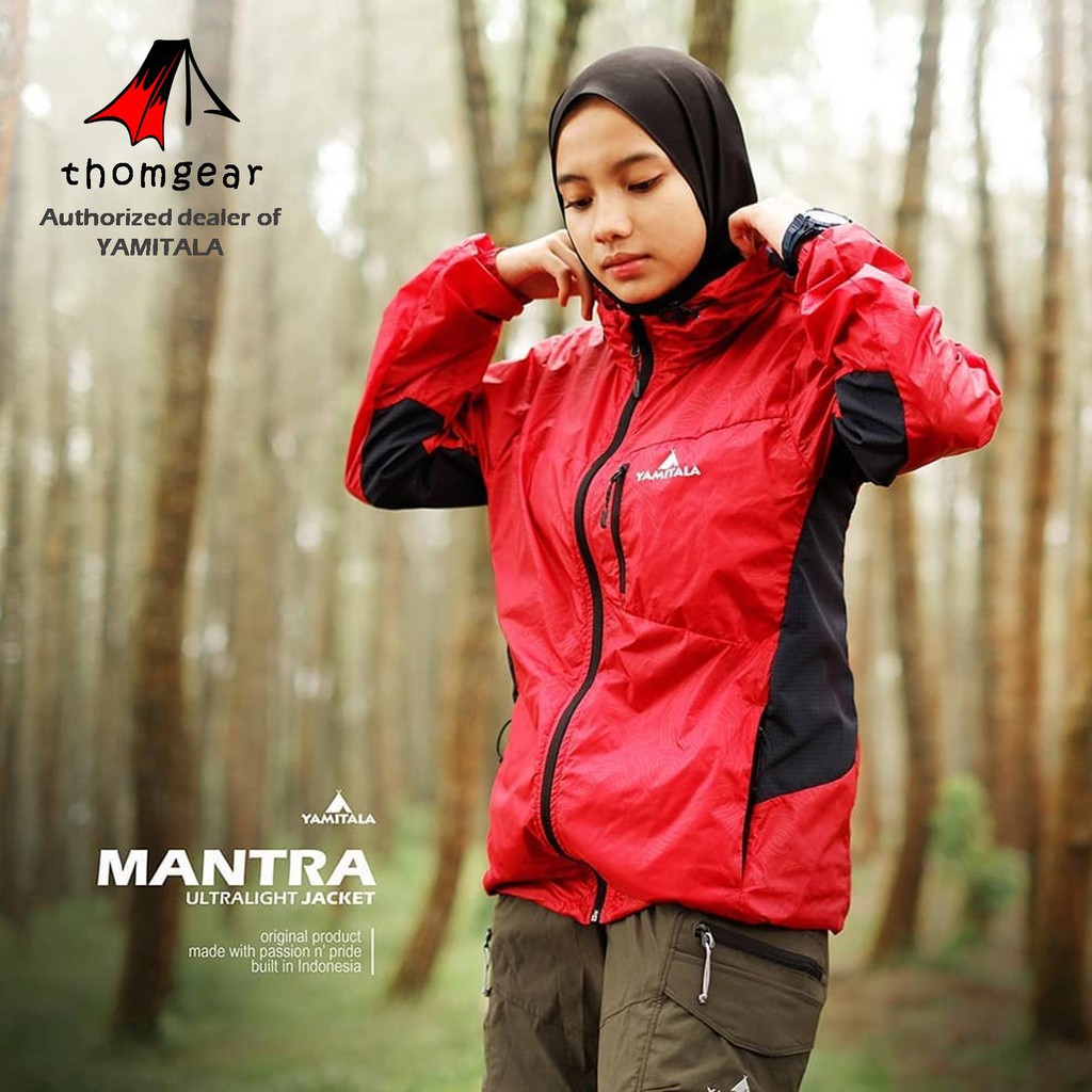 Jaket Ultralight Yamitala Mantra Jacket Lari Jaket Gowes Ultra Light Jacket  Nylon Water Resistant Packable