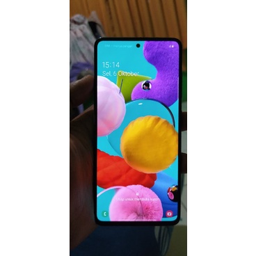 (+Asuransi pengiriman) samsung Galaxy A51 6/128 Second mulus original