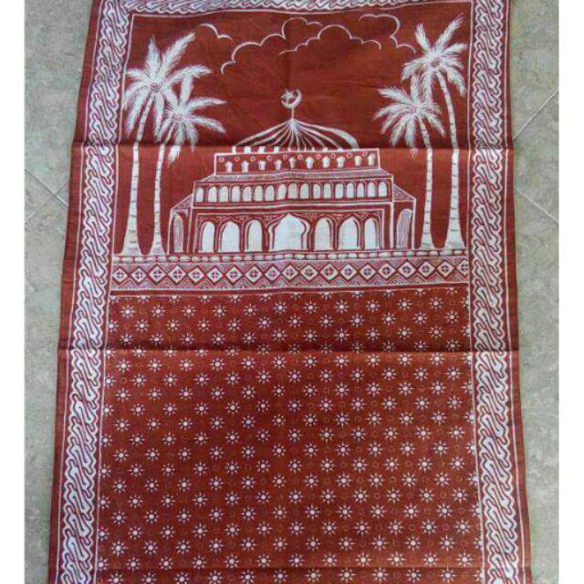 Sajadah BATIK Coklat Muda