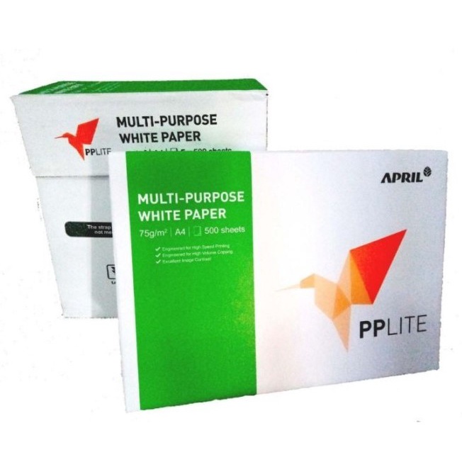 

Kertas HVS A4 75 gram PP lite 1 dus GRAB / GOJEK