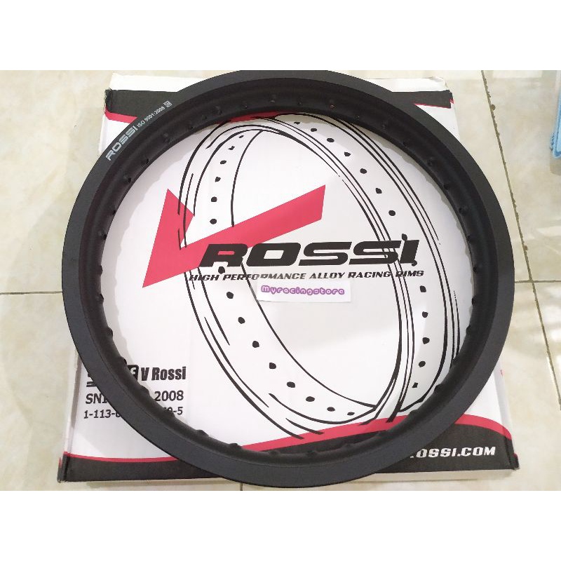 Velg Rossi Ukuran 160 Ring 18 Hitam Velg Jari jari Rossi Ring 18