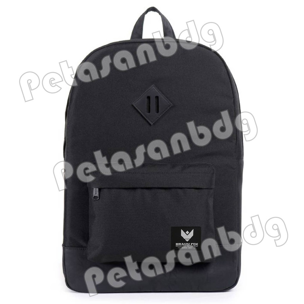 PTS -Tas Ransel Pria Braun Fox Holdover Casual Dailypack Laptop Backpack