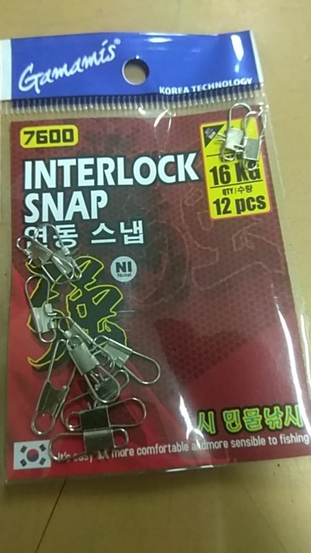 Gamamis Interlock Snap Peniti Pengait Kili-kili Dengan Senar Atau Pelampung