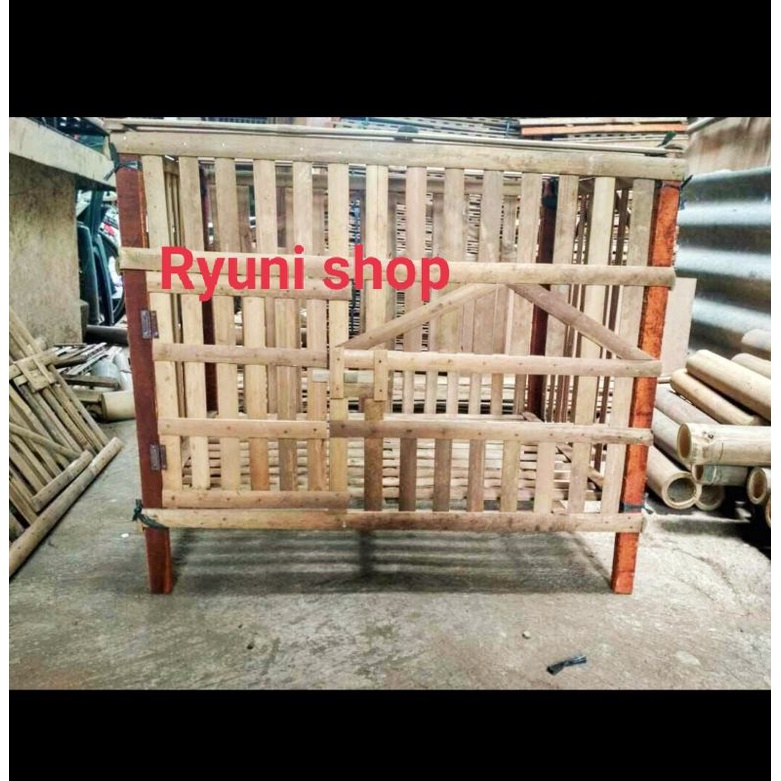 KANDANG BAMBU AYAM, KELINCI dll uk. 50x70 cm-1