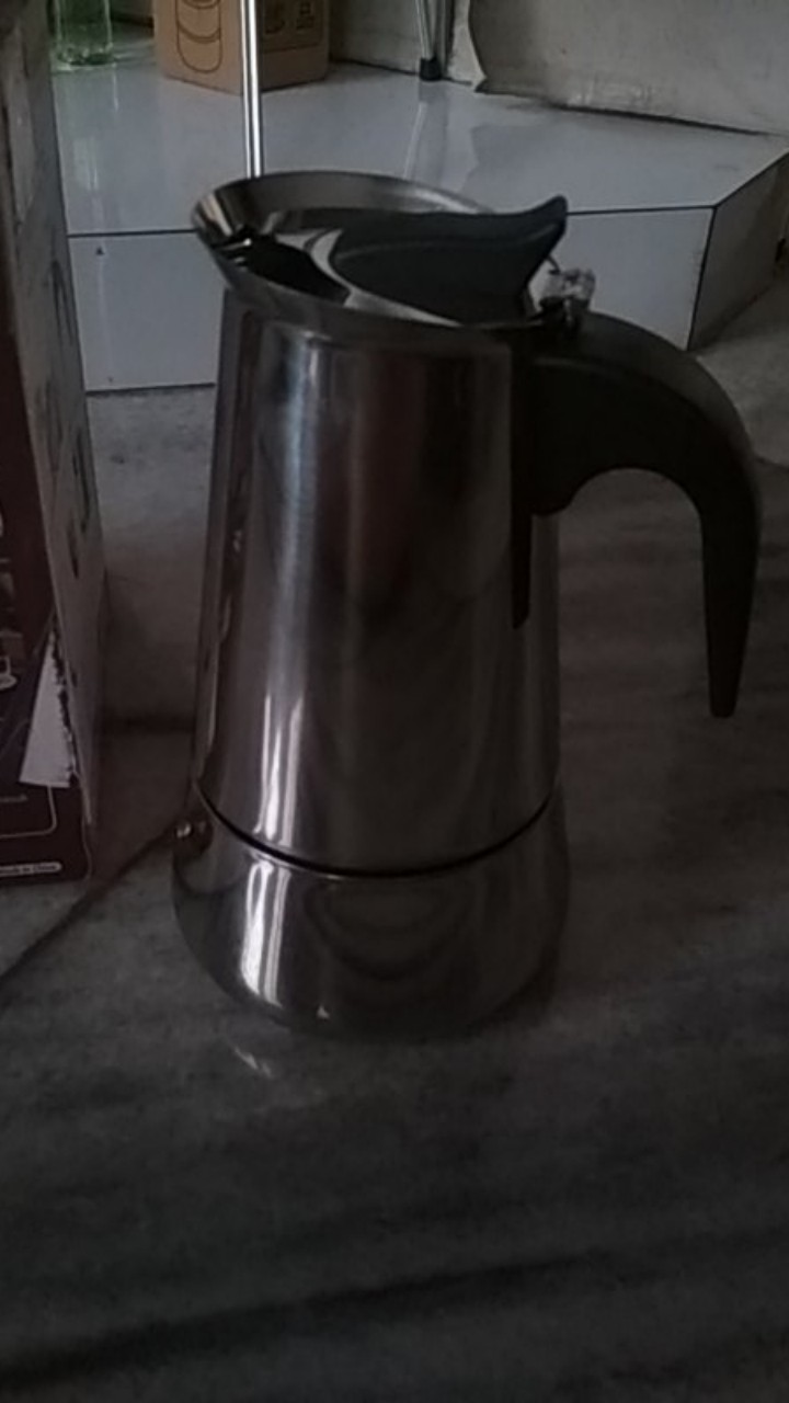 Espresso Maker Moka Pot Stainless Teko Kopi