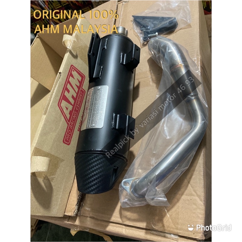 knalpot ahm mio m3/ fino 125 / mio gear 125 original ahm knalpot mio m3 fino 125