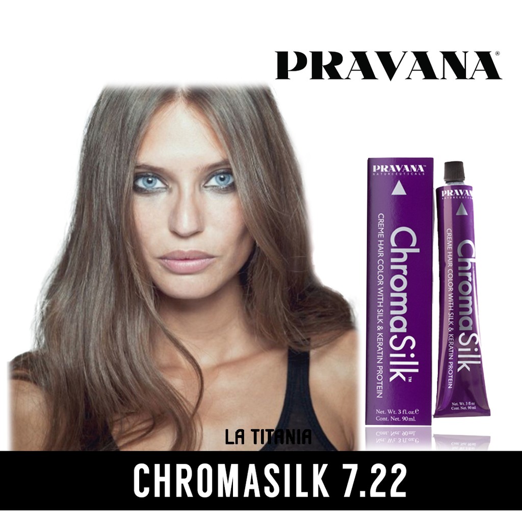  PRAVANA  CHROMASILK 7 22 INTENSE BEIGE BLONDE Cat  