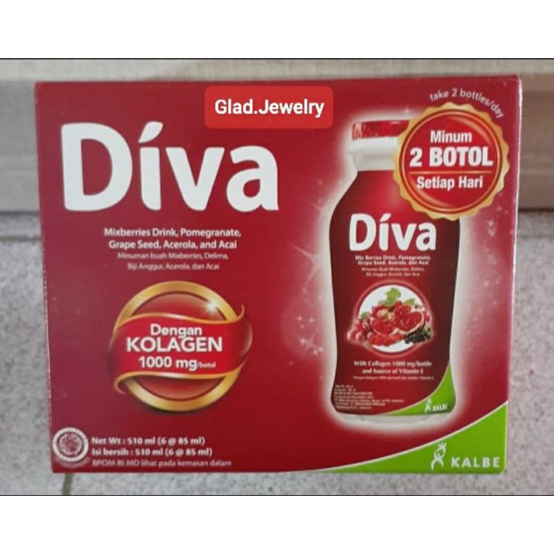 DIVA BEAUTY DRINK / DIVA COLLAGEN BEAUTY DRINK ORIGINAL KALBE MINUMAN KECANTIKAN MURAH