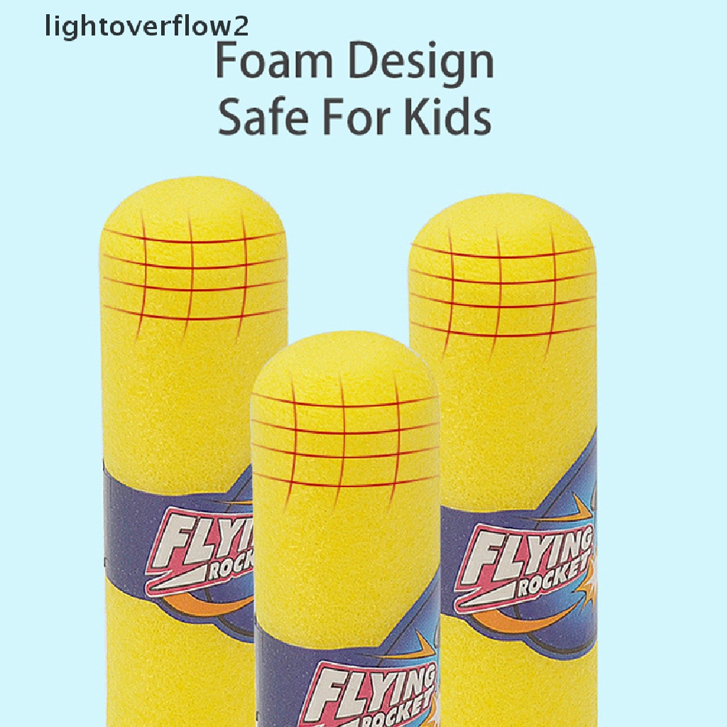 (lightoverflow2) Mainan Peluncur Roket Pop Up Bahan Busa Untuk Anak