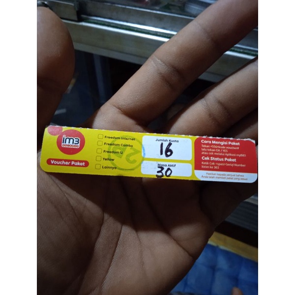 indosat 16gb 30hari