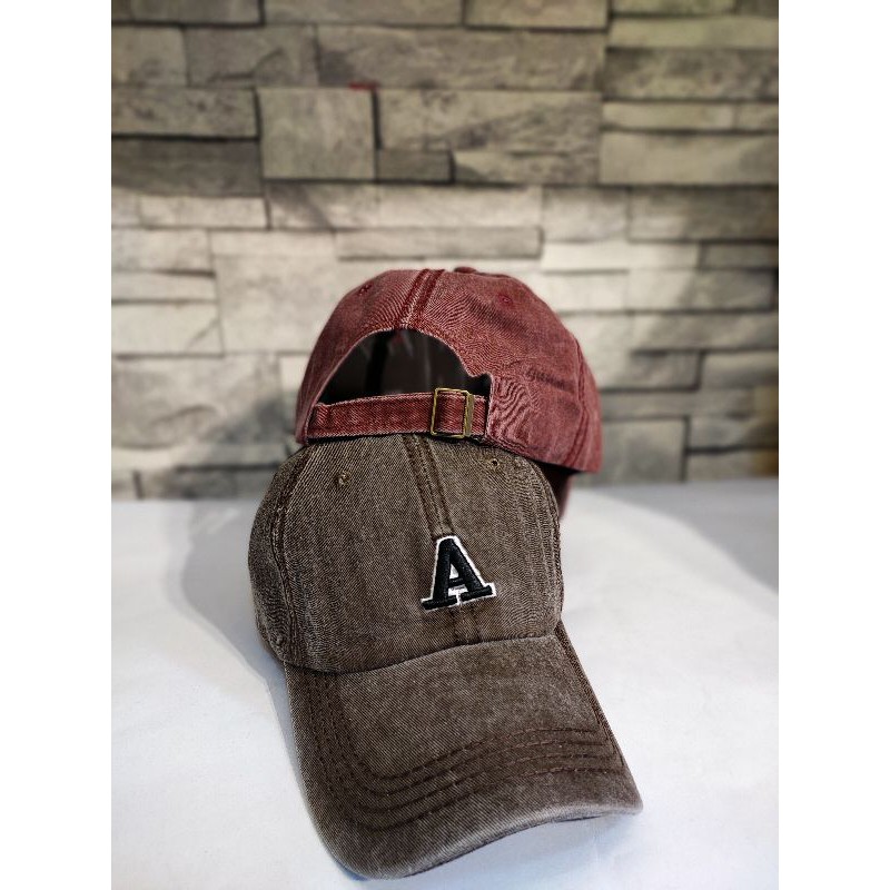 Topi baseball import original hiruf A