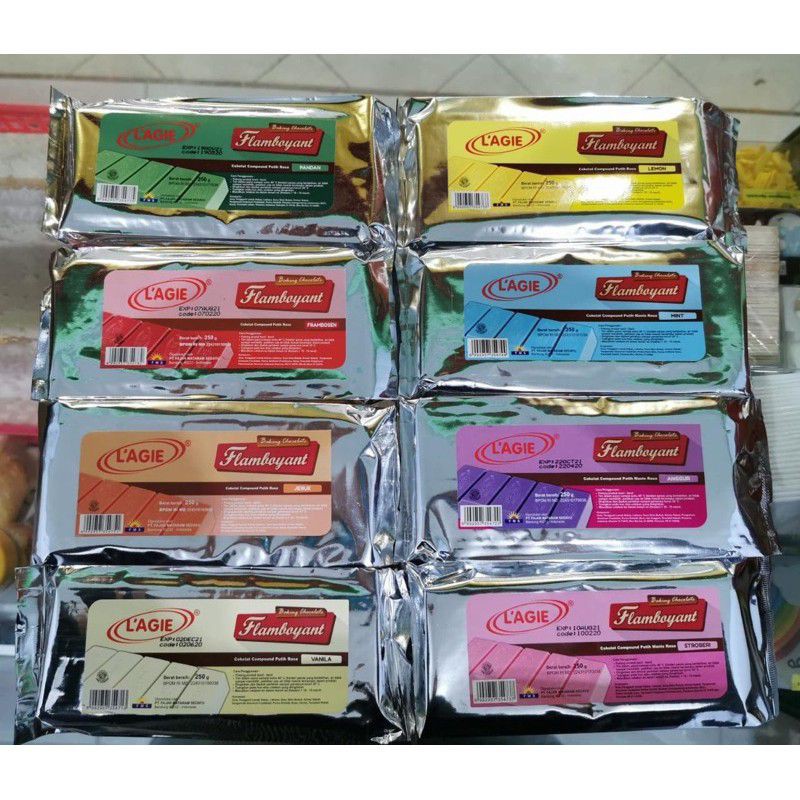 

L’agie Flamboyant 250 gram / Coklat Batang Warna / Baking Chocolate