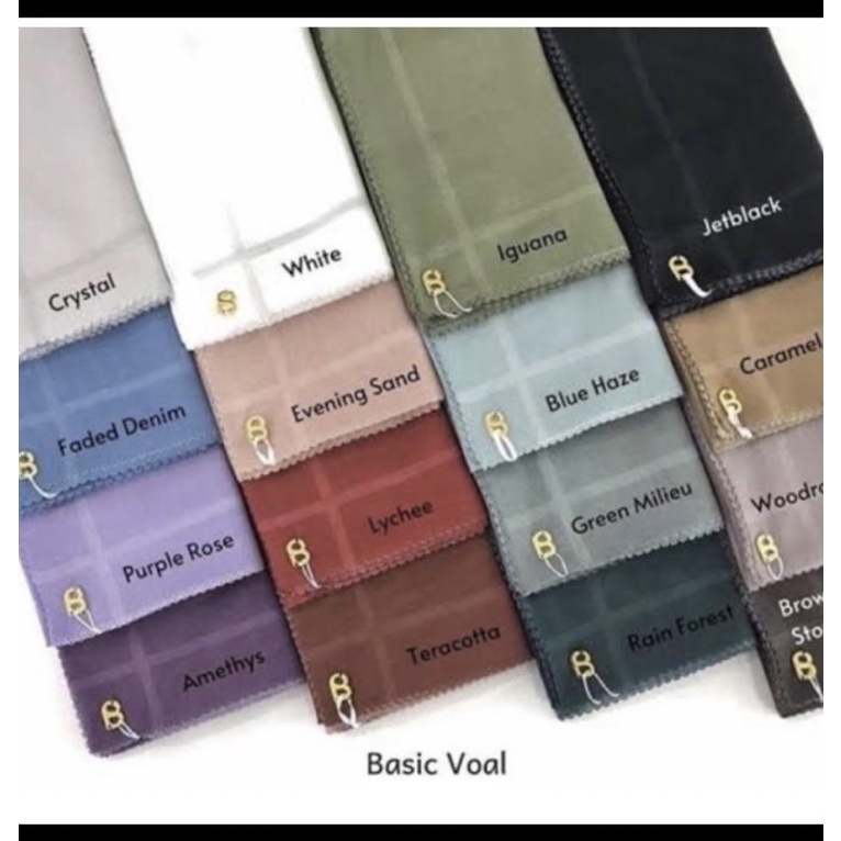 BUTTONSCARVES BASIC VOAL TODAYS SCARF BLACK BEST SELLER