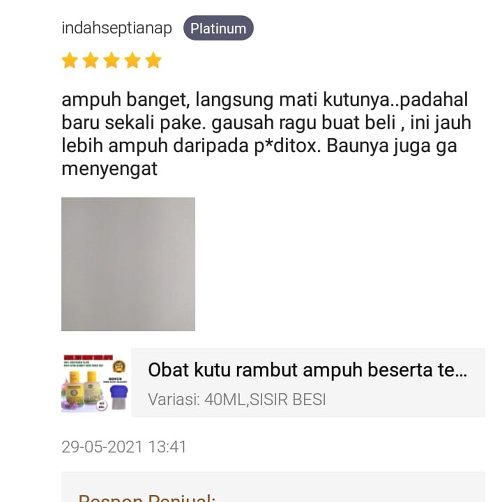 Obat Kutu Rambut Paling Ampuh Aman Untuk Semua Usia Serta Tanpa Efek Samping 40ml