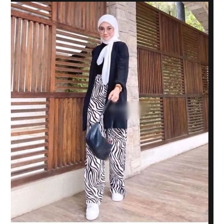 celana panjang wanita/ kulot zebra/ kulot wanita/kulot panjang