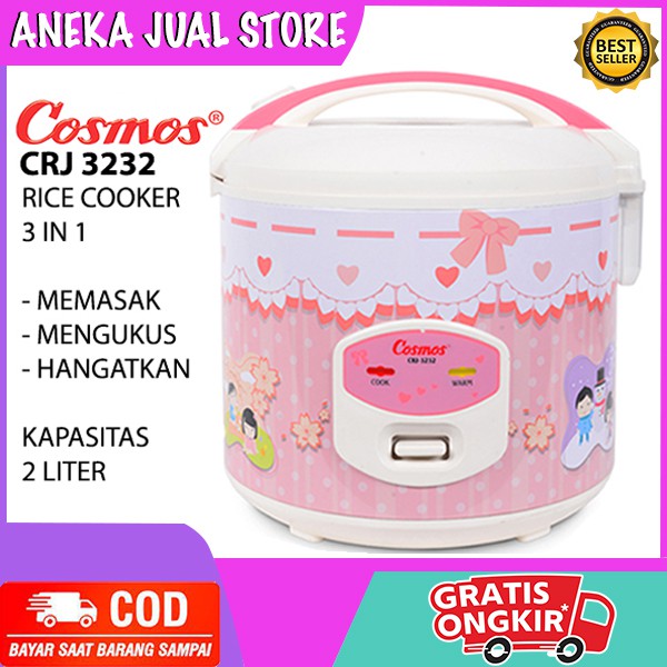 COSMOS CR-3232 Magic Com 2 Liter 3in1