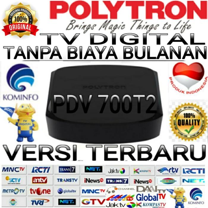 Polytron Set Top Box Dvbt2 Pdvt2 Terbaru Semua Merk Tv Tabung/Led