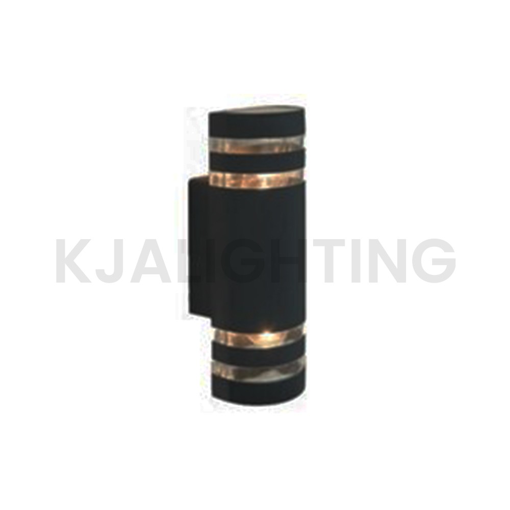 LAMPU DINDING OUTDOOR TERAS BULAT BE-0552-2 HITAM