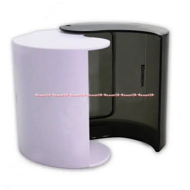 Krisbow Tissue Roll Dispenser Tempat Tissu Gulung Kecil Toilet WC Hitam Black Tissu Tisu Tisue Rolls