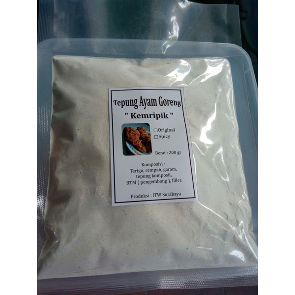 

Tepung Ayam Goreng 200gr