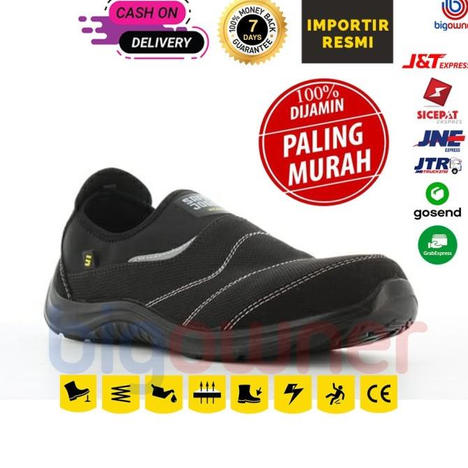 Safety Jogger Yukon Black Original / Sepatu Kerja Safety Jogger